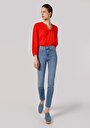 thumb-Afficher les détails de 703 Carla Pantalon  Straight Leg  En  Slim Fit Femme