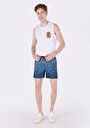thumb-Afficher les détails de Short De Bain Marine Slim Fit Doublé Homme