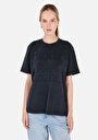 thumb-Afficher les détails de T-shirt À Manches Courtes Anthracite Regular Fit Imprimé Femme