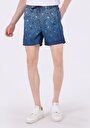 thumb-Afficher les détails de Short De Bain Marine Slim Fit Doublé Homme