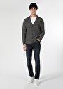 thumb-Afficher les détails de Cardigan Tricot Vizon Regular Fit Homme