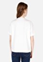 thumb-Afficher les détails de T-shirt À Manches Courtes Blanc Regular Fit Droit Femme
