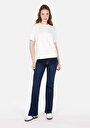 thumb-Afficher les détails de T-shirt À Manches Courtes Blanc Regular Fit Droit Femme