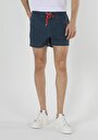 thumb-Afficher les détails de Short De Bain Bleu Slim Fit  Homme