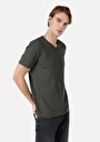 thumb-Afficher les détails de T-shirt À Manches Courtes Vert Regular Fit  Homme