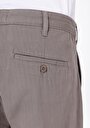 thumb-Afficher les détails de Pantalon  Düz Paça Medium Rise En Jacquard Wıde Fit Homme
