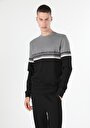 thumb-Afficher les détails de Pull-over Noir Slim Fit  Homme