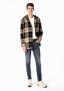 thumb-Afficher les détails de 041 Danny Pantalon Bleu Foncé Slim Leg  En  Slim Fit Homme