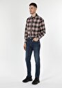 thumb-Afficher les détails de 041 Danny Pantalon Bleu Foncé Slim Leg  En  Slim Fit Homme