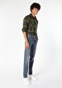 thumb-Afficher les détails de 044 Karl Pantalon Bleu Foncé Straight Leg  En  Straight Fit Homme