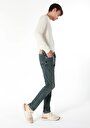thumb-Afficher les détails de 044 Karl Pantalon Vert Straight Leg  En  Straight Fit Homme