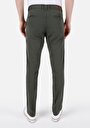 thumb-Afficher les détails de Pantalon Vert Straight Leg Medium Rise En Gabardine Slim Fit Homme