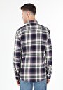 thumb-Afficher les détails de Chemise À Manches Longues Violet Slim Fit   Homme