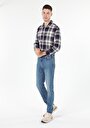 thumb-Afficher les détails de Chemise À Manches Longues Violet Slim Fit   Homme