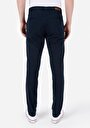 thumb-Afficher les détails de Pantalon  Straight Leg Medium Rise En Gabardine Slim Fit Homme