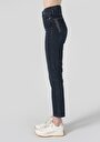 thumb-Afficher les détails de 703 Carla Pantalon Bleu   En  Slim Fit Femme