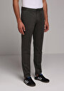 thumb-Afficher les détails de Pantalon Vert Straight Leg Medium Rise En Gabardine Slim Fit Homme