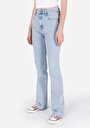 thumb-Afficher les détails de 791 Monica Pantalon Bleu   En  Regular Fit Femme