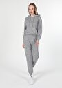 thumb-Afficher les détails de Pantalon De Survêtement Gris Regular Fit Femme