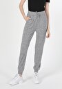 thumb-Afficher les détails de Pantalon De Survêtement Gris Regular Fit Femme