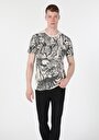 thumb-Afficher les détails de T-shirt À Manches Courtes Beige Regular Fit  Homme
