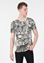 thumb-Afficher les détails de T-shirt À Manches Courtes Beige Regular Fit  Homme