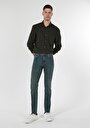 thumb-Afficher les détails de 041 Danny Pantalon Vert Slim Leg  En  Slim Fit Homme