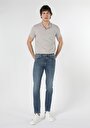 thumb-Afficher les détails de 044 Karl Pantalon Bleu Straight Leg  En  Straight Fit Homme