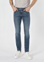 thumb-Afficher les détails de 044 Karl Pantalon Bleu Straight Leg  En  Straight Fit Homme