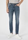 thumb-Afficher les détails de 044 Karl Pantalon Bleu Straight Leg  En  Straight Fit Homme