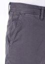 thumb-Afficher les détails de Pantalon Gris Straight Leg Medium Rise En Chino Regular Fit Homme