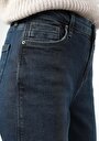 thumb-Afficher les détails de 703 Carla Pantalon Bleu   En  Slim Fit Femme