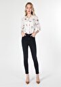 thumb-Afficher les détails de 760 Diana Pantalon Bleu Foncé   En  Skinny Fit Femme