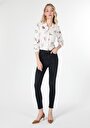 thumb-Afficher les détails de 760 Diana Pantalon Bleu Foncé   En  Skinny Fit Femme