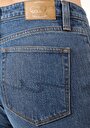 thumb-Afficher les détails de 791 Monica Pantalon Bleu   En  Regular Fit Femme