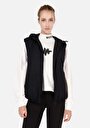thumb-Afficher les détails de Gilet Noir Regular Fit Femme