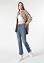 thumb-Afficher les détails de 792 Mila Pantalon Marron   En  Regular Fit Femme
