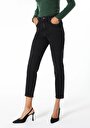 thumb-Afficher les détails de 891 Maya Pantalon Noir   En  Slim Fit Femme