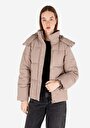 thumb-Afficher les détails de Veste Beige Regular Fit Manches Longues  Polyester Femme