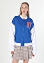 thumb-Afficher les détails de Veste De Blazer Bleu    Femme