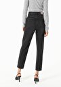 thumb-Afficher les détails de 896  Maria Pantalon Noir Tapered Leg  En  Mom Fit Femme