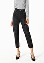 thumb-Afficher les détails de 896  Maria Pantalon Noir Tapered Leg  En  Mom Fit Femme