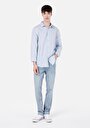 thumb-Afficher les détails de 044 Karl Pantalon Bleu   En  Straight Fit Homme
