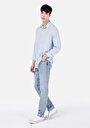 thumb-Afficher les détails de 044 Karl Pantalon Bleu   En  Straight Fit Homme