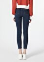 thumb-Afficher les détails de 760 Diana Pantalon Bleu   En  Skinny Fit Femme