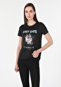 thumb-Afficher les détails de T-shirt À Manches Courtes Anthracite   Femme