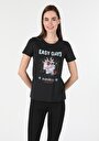 thumb-Afficher les détails de T-shirt À Manches Courtes Anthracite   Femme