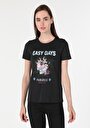 thumb-Afficher les détails de T-shirt À Manches Courtes Anthracite   Femme