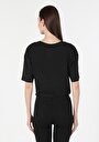 thumb-Afficher les détails de T-shirt À Manches Courtes Noir   Femme