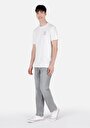 thumb-Afficher les détails de 046 Marco Pantalon Gris Düz Paça Medium Rise En Jean Loose Straight Fit Homme